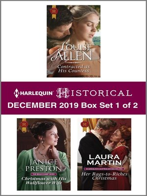 cover image of Harlequin Historical December 2019--Box Set 1 of 2